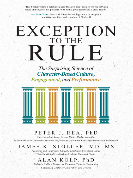 Title details for Exception to the Rule by Peter J. Rea - Available
